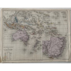 Mappa della Germania, Olanda e Belgio, 1885 di Gras y Cia.