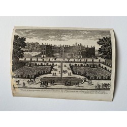 Veduta del castello Neuf di Saint-Germain-en-Laye. Pierre Aveline il Vecchio. Parigi, 1656-1722.