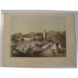 Camp de Serrallo pendant la guerre hispano-marocaine, 1860