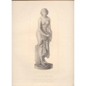 «A girl at the bath» engraved by WH Mote