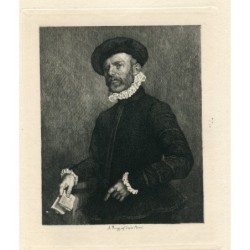 L'Avvocato, after Moroni. Etched by Mogin.