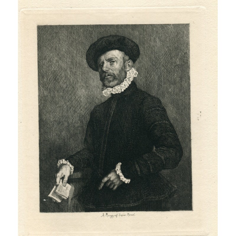 L'Avvocato, d'après Moroni. Gravé par Mogin.