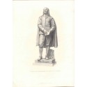 John Bunyan. Grabado por H. Balding de una estatua de J. E. Bohem