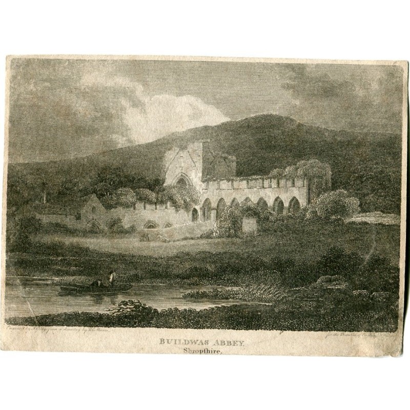 Abbaye de Buildwas, Shropshire. 1811