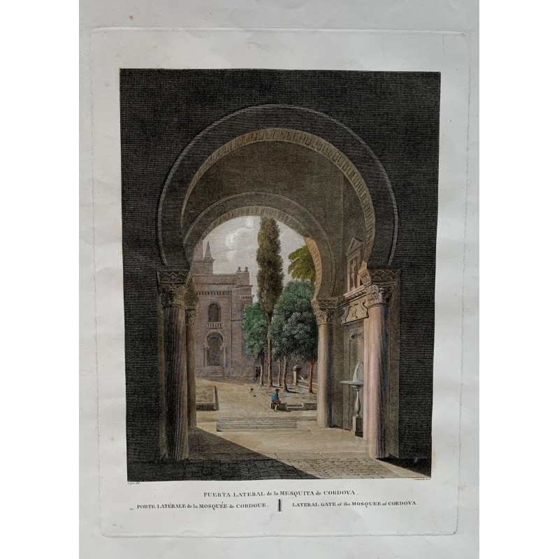Das Palmentor der Moschee von Córdoba – Alexandre Laborde, 1810