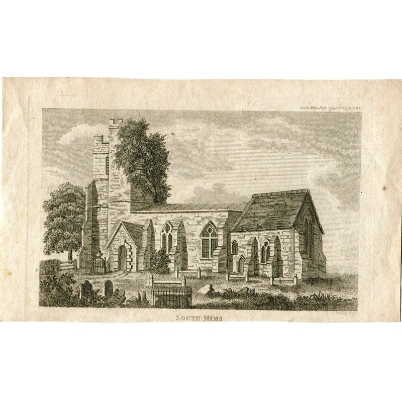 South Mims, gravé par J. Cary en 1795