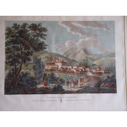 Vue du palais du palais de San Ildefonso. Voyage pittoresque et historique en Espagne par Alexandre de Laborde