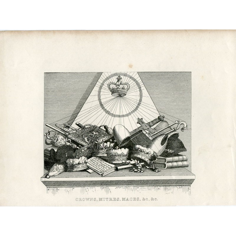William Hogarth. Couronnes, mitres, masses, etc., etc. 1870