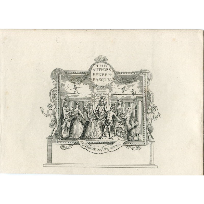 William Hogarth. Les auteurs bénéficient de Pasquin