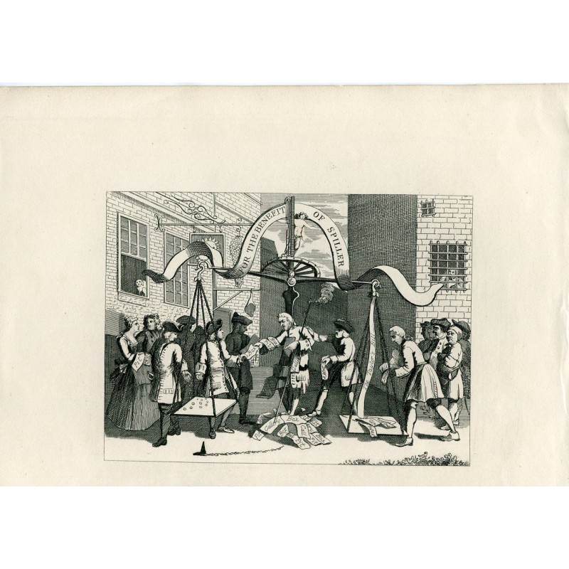 William Hogarth. For the Benefit of Spiller. 1870