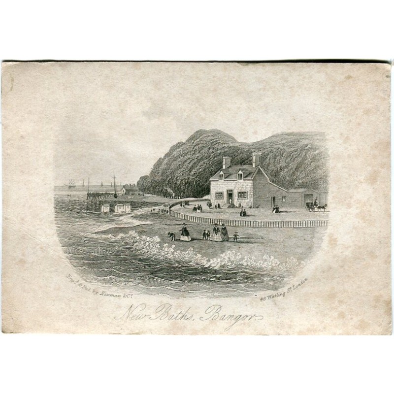 Nuovi bagni di Bangor (Galles del Nord). 1852