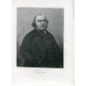 Portrait. Jules Janin. Drawn and engraved by Paul Chenay in 1858