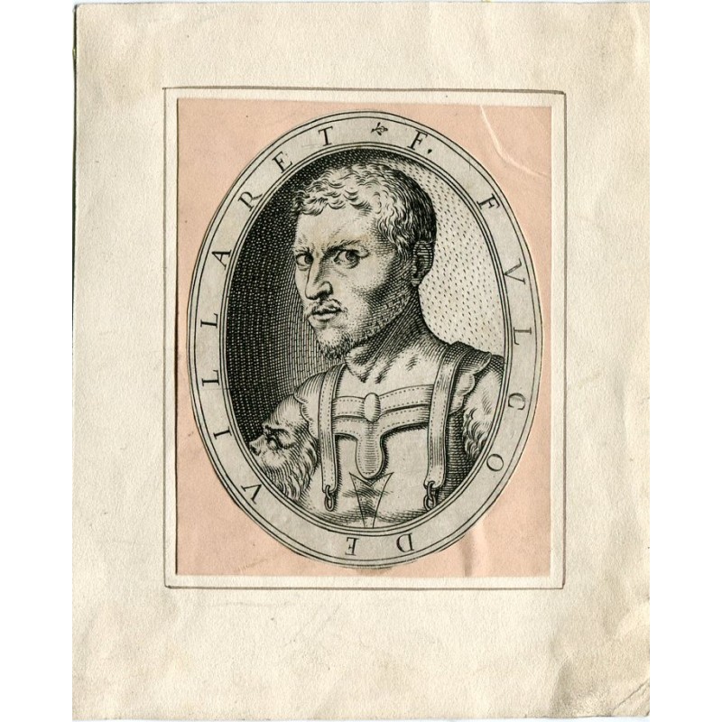 F. Fulco de Villaret d'après "Têtes d'hommes illustres" en 1588