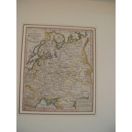 Karte des Europaeischen Russland edited in Augsburg bei Joh Walch en 1812