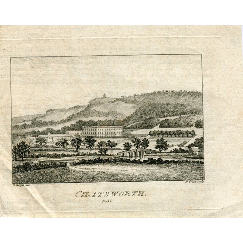 Chatsworth House, Derbyshire. 1770