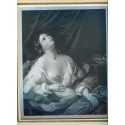 Cleopatra. Grabado de Henry Chawnes Shenton (1825-1846)