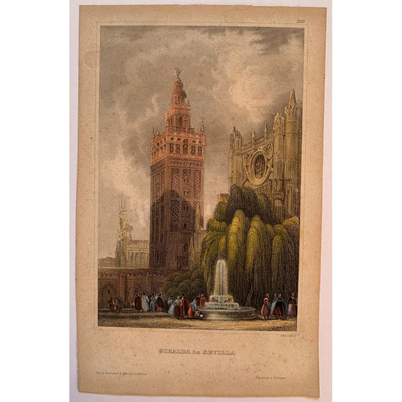 Spanien. Andalusien. Giralda von Sevilla.