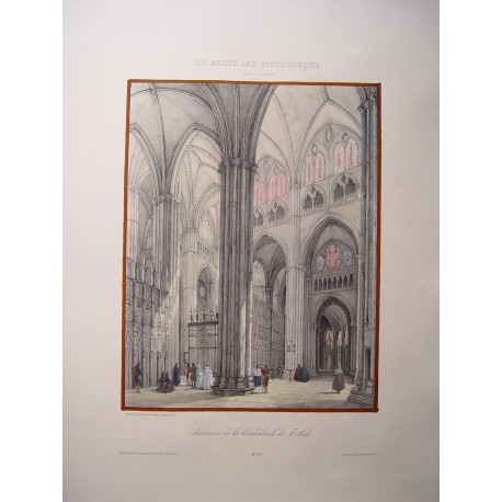 España. «Interior de la catedral de Toledo»