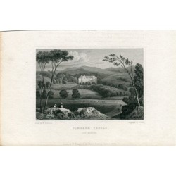 Écosse. Château de Fingask, gravé par J. Greig, 1830