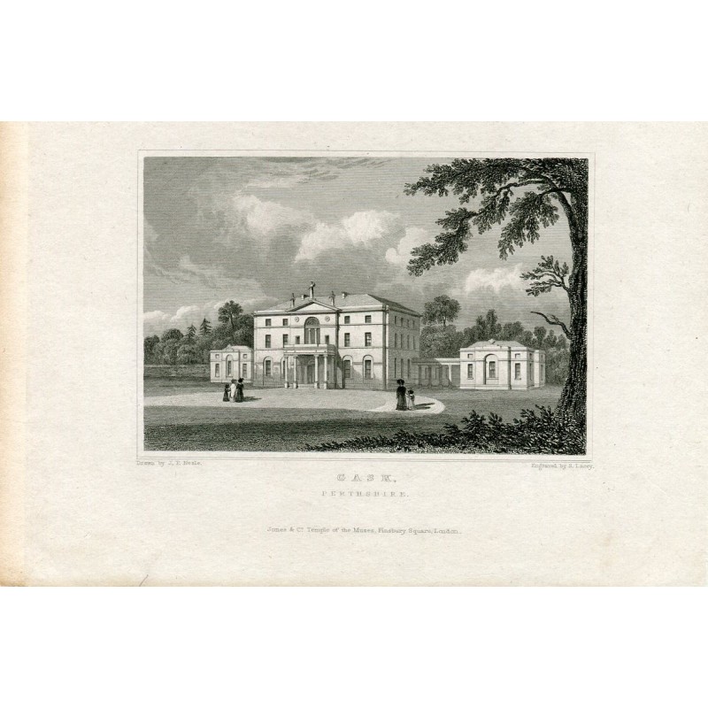 Schottland. Gask, gestochen von S. Lacey. Gezeichnet von JP Neale.