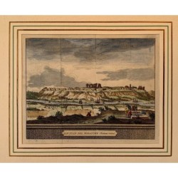 Château de San Juan de Aznalfarache, à Séville - Gravure de Van der Aa, 1707