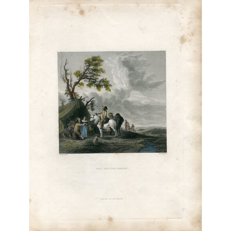 The Sutling Booth engraved by Worthington in 1834