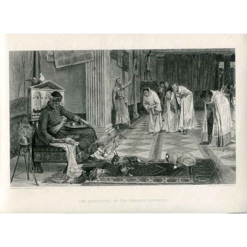 The favourites of the emperor Honorius - after Waterhouse