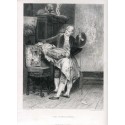 El conocedor, a partir de obra de G. Boldini. LH Richeton. 1878