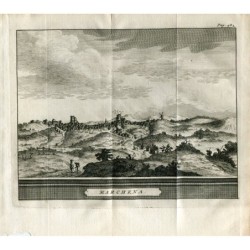 Séville. Marchena. Gravure de Pieter van der Aa, 1707