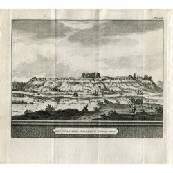Château de San Juan de Aznalfarache, à Séville - Gravure de Van der Aa, 1707
