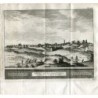 Jerez de la Frontera - Antique steel engraving old print - Pieter Van der Aa (Alvarez de Colmenar), 1707