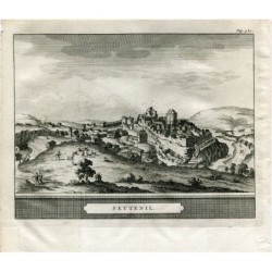 Cadice. Setenil. Incisione di Pieter van der Aa nel 1707