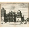 Veduta della Cattedrale di Toledo, incisione di Pieter van der Aa.