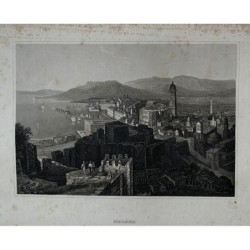 Vue de Malaga depuis le château