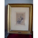 «Au Comte Palatin» Gravure originale de Goya de la série Los Caprichos. N° 33