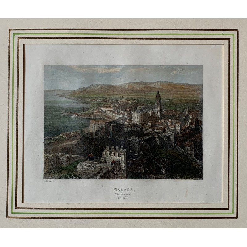 Blick auf Málaga von der Burg