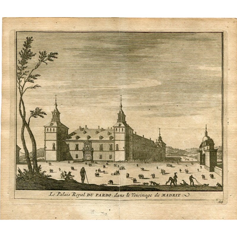 Le Palais Royal du Pardo dans la Voisinage de Madrid by Pieter van der Aa.