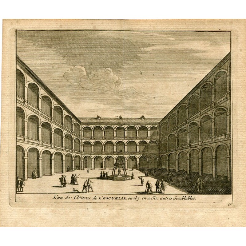 L'un des Cloitres de l'Escorial ou ily in a Six autres Semblables, by van der Aa