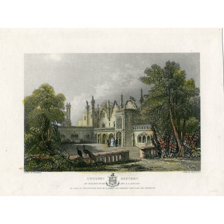 Inglaterra. 'E- Whurst Factory' engraved by Shury sobre obra de McEven en1840