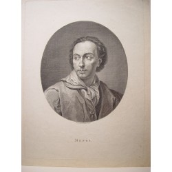 Retrato de Antonio Rafael Mengs' Engraved by James Neagle