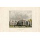 Inglaterra. «Chester Cathedral» grabado por B.Wilkie sobre obra de B. Baud 1840