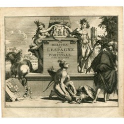 Cover of Les delices de l'Espagne et du Portugal tome troisiéme, by van der Aa, 1715