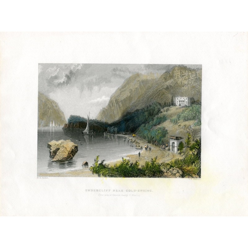 Undercliff vicino a Cold-Spring (la sede del generale George P. Morris) (c.1840)