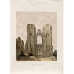 «The Chapel Royal Holyrood Palace» grabado por Macglashon&Wilding sobre dibujo de T.H.Flounders