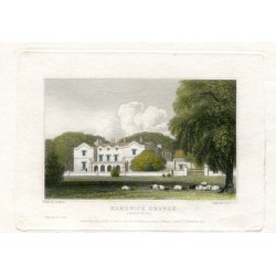 Inglaterra. 'Hardwick Grange' Shropshire. 1826. Drawn by J.P. Neale, grabado por H. Wallis