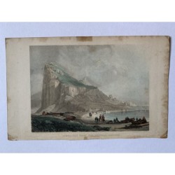 Gibraltar - Lithographie ancienne