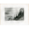 Austria. "The Nuns Tower- Castle of Theben" engraved by WH Barlett
