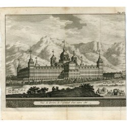 Veduta del fondoschiena dell'Escorial d'un altro coté di Vander Aa