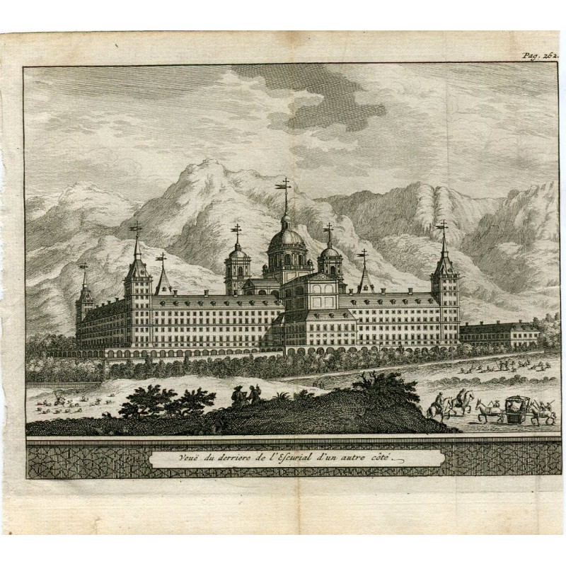 View of derriere de l'Escorial d'un other coté by Vander Aa