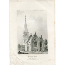 England. Pepper Hara Church, engraved by T. Allom, 1840